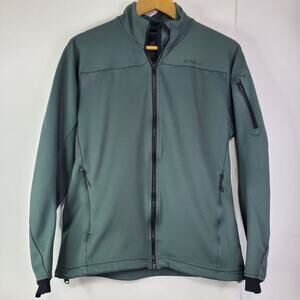 Adidas Terrex Teal Green Women's Size M Unisex zip-up Lightweight Jacket